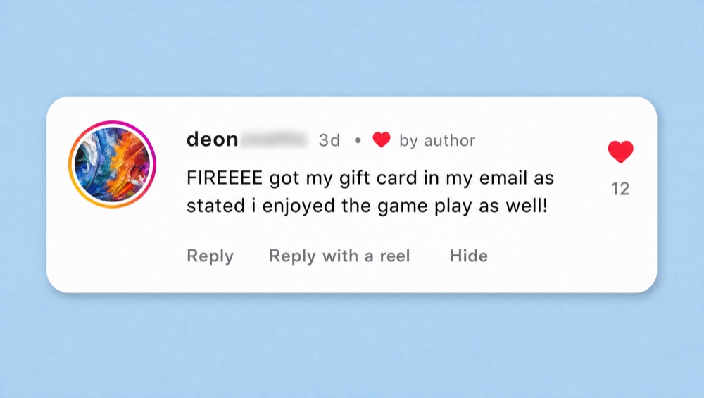 DropShop player review: got their gift card by email